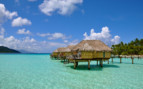 Over water bungalows exteriors