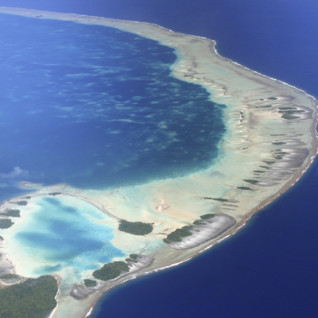 Aerial Rangiroa Atoll