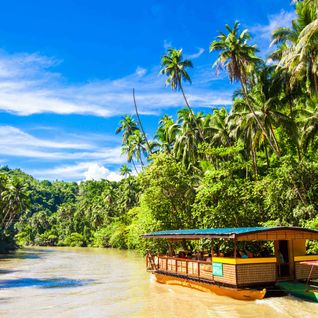 Boat on the Loboc river, Bohol Island