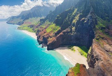 Kauai Island Coastline, Hawaii