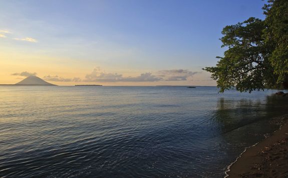 Sunset over Bunaken National Park