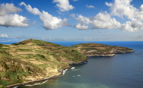 Coastline of Sao Miguel island