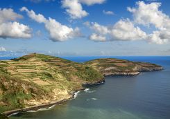 Coastline of Sao Miguel island