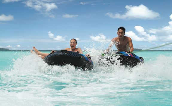 watersports on the Four Seasons Explorer