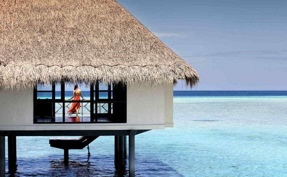 over-water luxury villa Maldives