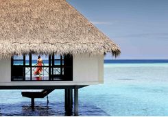 over-water luxury villa Maldives
