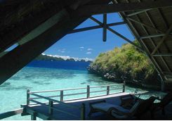 veranda view of lagoon
