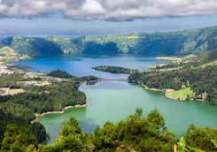 View of Sete Cidades
