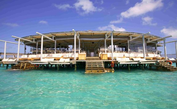 over water villa maldives