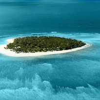 Fiji island aerial