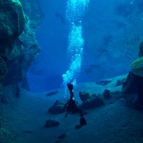 Diving in Iceland