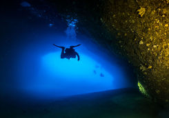 cave diving
