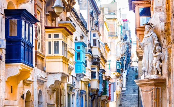 old streets of Valletta