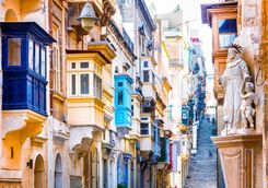 old streets of Valletta
