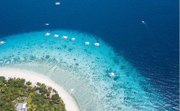 bohol island aerial