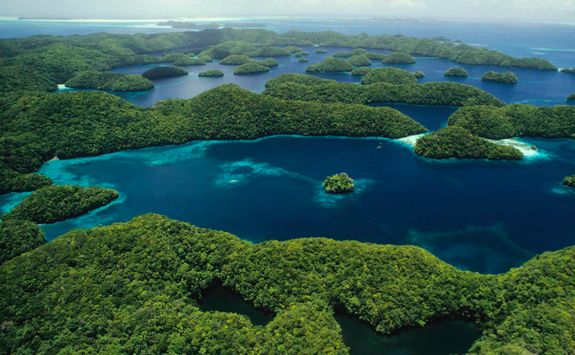 rock islands jellyfish lake