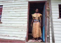 fijian man dressed