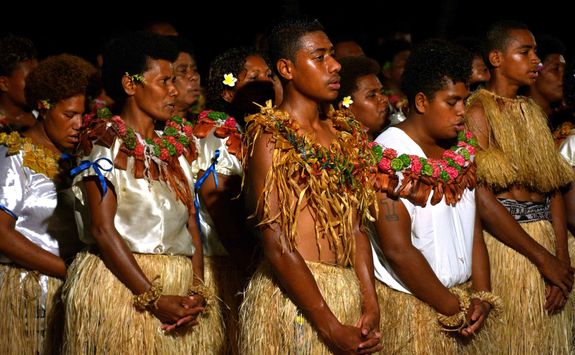 fijian people singing