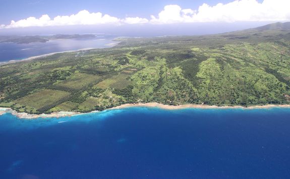 aerial taveuni island