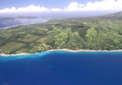 aerial taveuni island