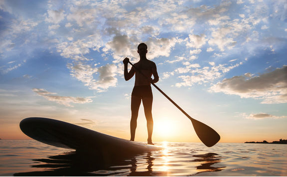 paddle board