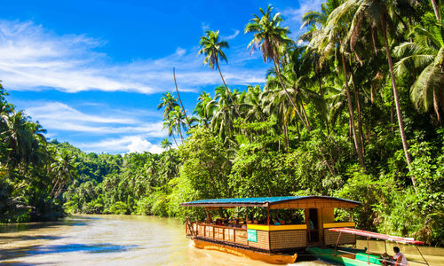 Boat on the Loboc river, Bohol Island