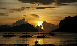 Sunset at El Nido, Philippines