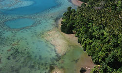 Coral Reef Aerial, Papua New Guinea
