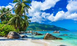 Mahe Island Beach, Seychelles