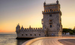 Winding road to building