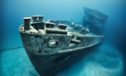Ship Wreck Underwater