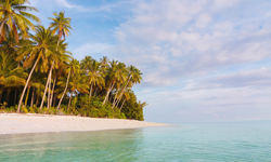 Isolated Beach in Papua New Guinea