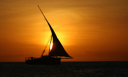Dhow at Sunset