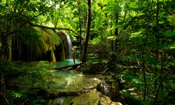 Waterfall on Moyo Island