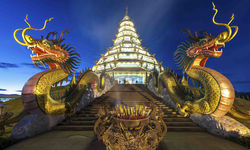 Chiang Rai Wat Staircase, Thailand