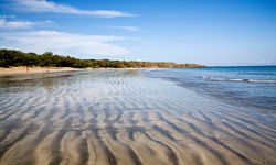 Sandy beach on Peninsula Papagayo