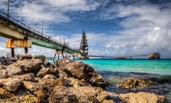 Bonaire salt pier