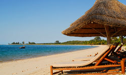 Sun Lounger on Beach