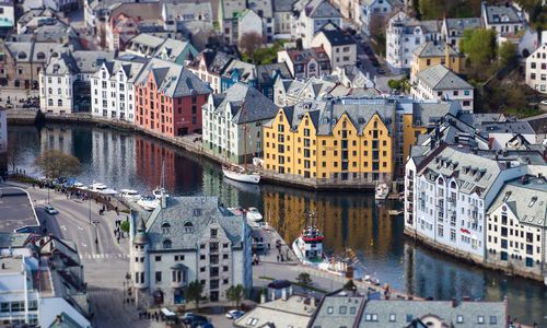 Alesund city, Norway