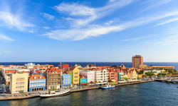 Colourful houses in Curacao