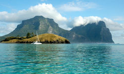 Sailing in the lagoon
