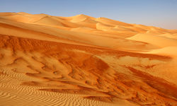 Sand dunes in the Empty Quarter