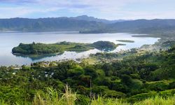 View across Savusavu Marina, Vanua Levu