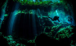 Cenote diving yucatan mexico