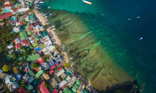 Aerial View of Puerto Galera, Philippines