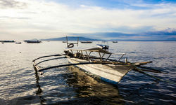 Dive Boat in Sabang, Puerto Galera