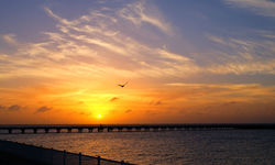 Sunset in Bahamas