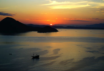 Liveaboard at Sunrise, Indonesia