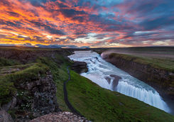 golden circle waterfall
