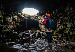lava tunnel iceland